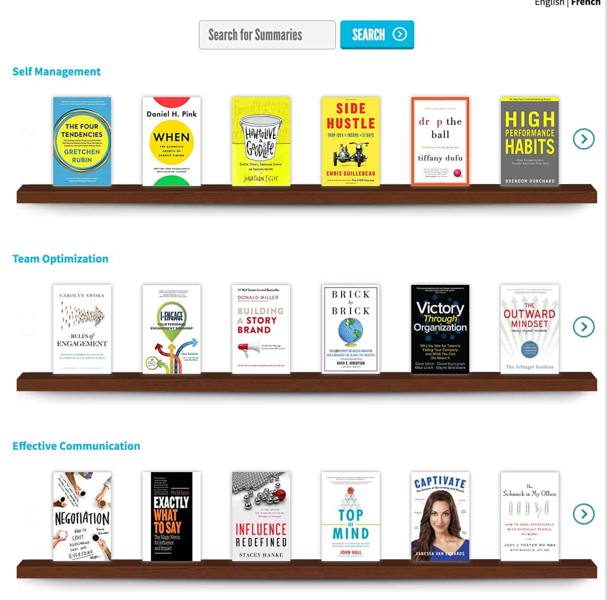 Actionable Books website
