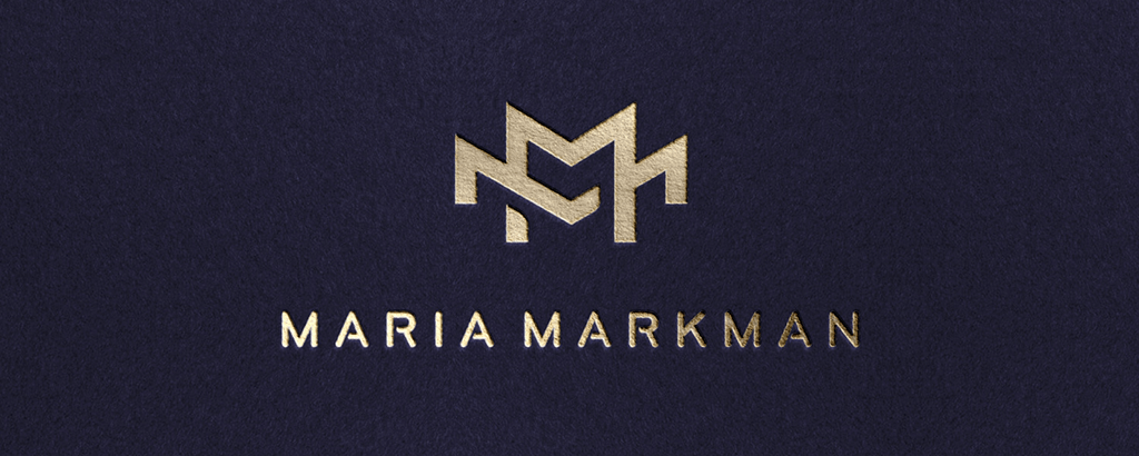 personal brand logo for maria markman, project designer